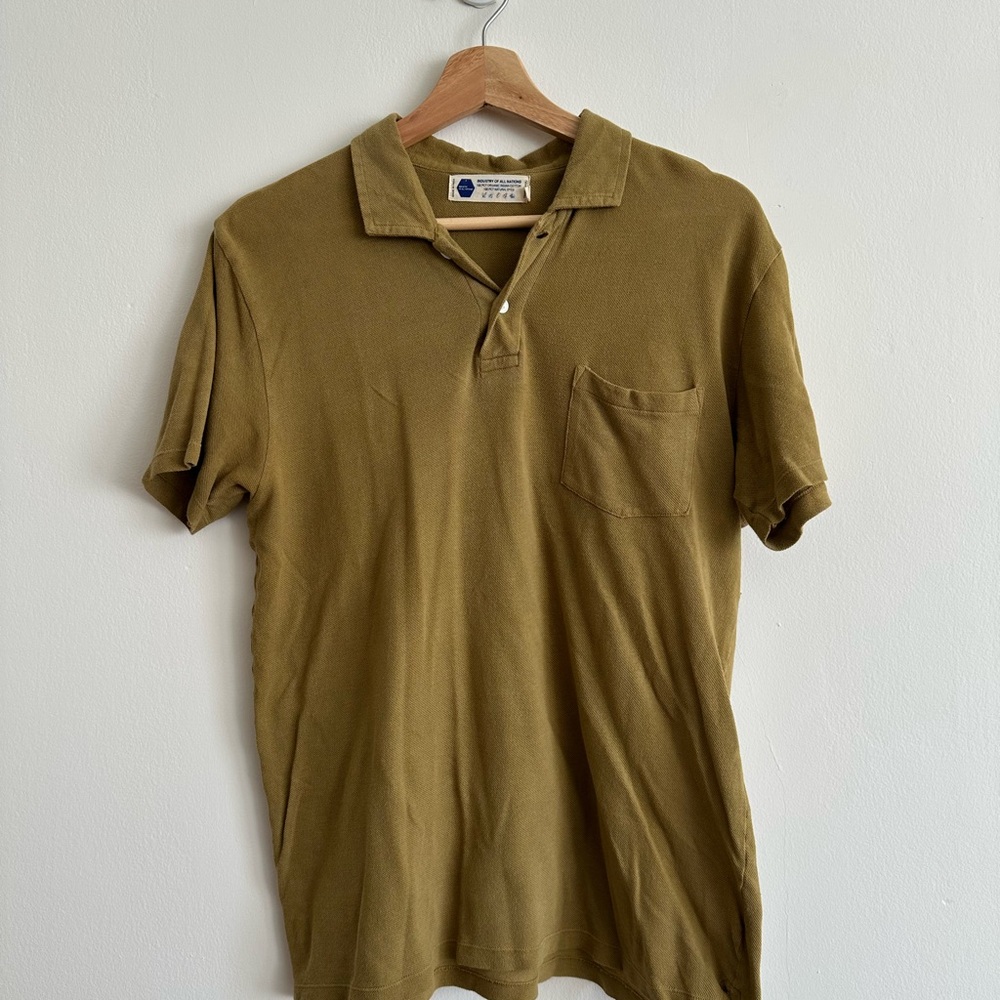 Industry of All Nations - Olive Green Polo Shirt